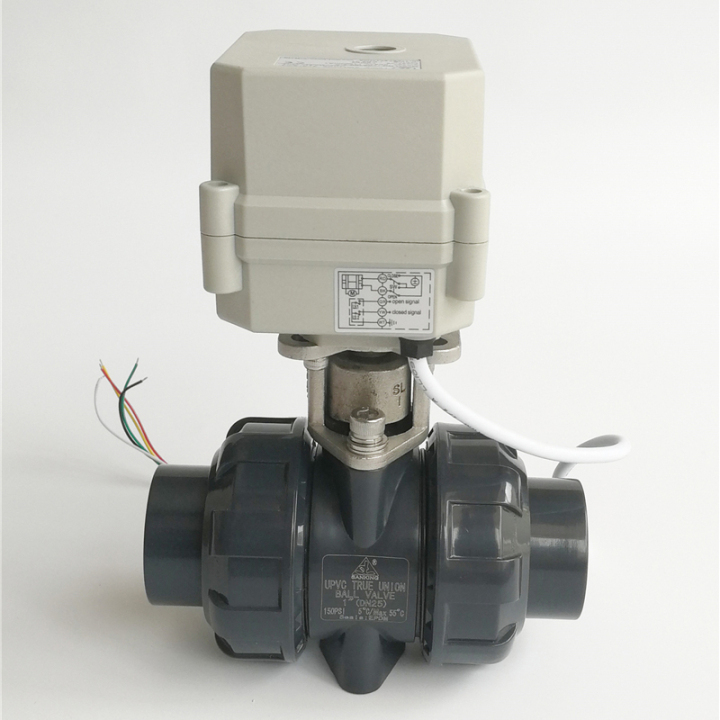 1" Motorized ball valve with 10Nm electric valve actuator