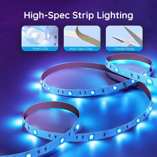 Smart light strips are suitable for Christmas and New Year decorations