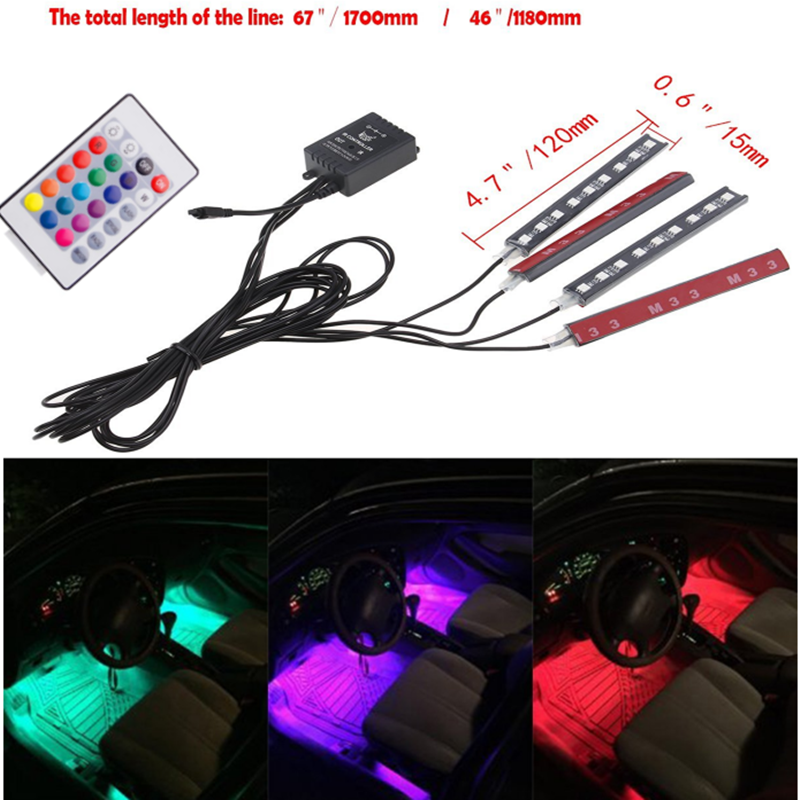 Car Lights,LED Strip,Light for Cars,Multicolor Music RGB Lights Car Lights,LED Strip,Light for Cars,Multicolor Music RGB Lights