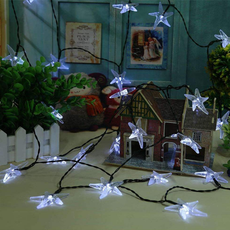 Starfish Solar Lights,Solar outdoor lights,Apply to your gardens,terraces,lawns and porches 
