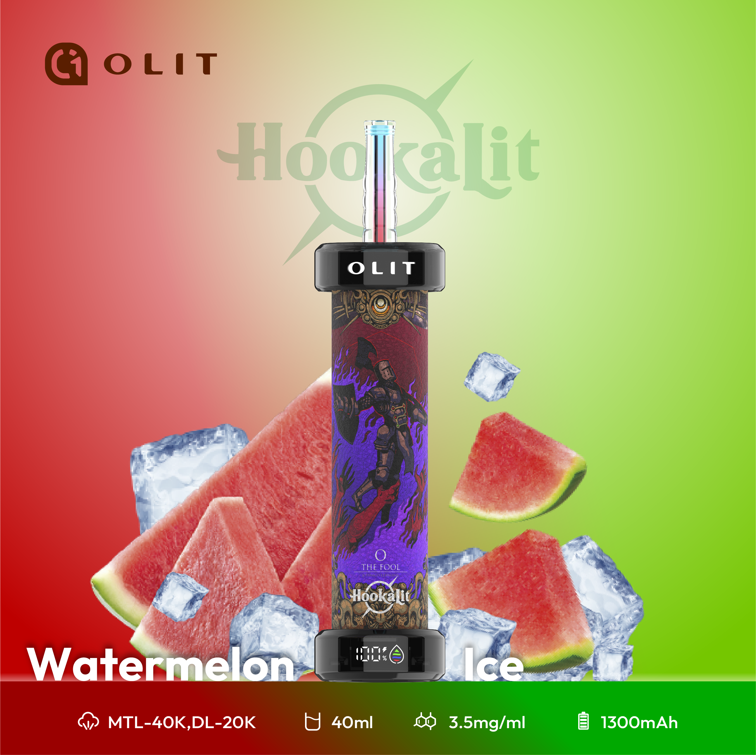 Olit Hookalit 40000 Disposable Vape 40ml 20 Flavors Available