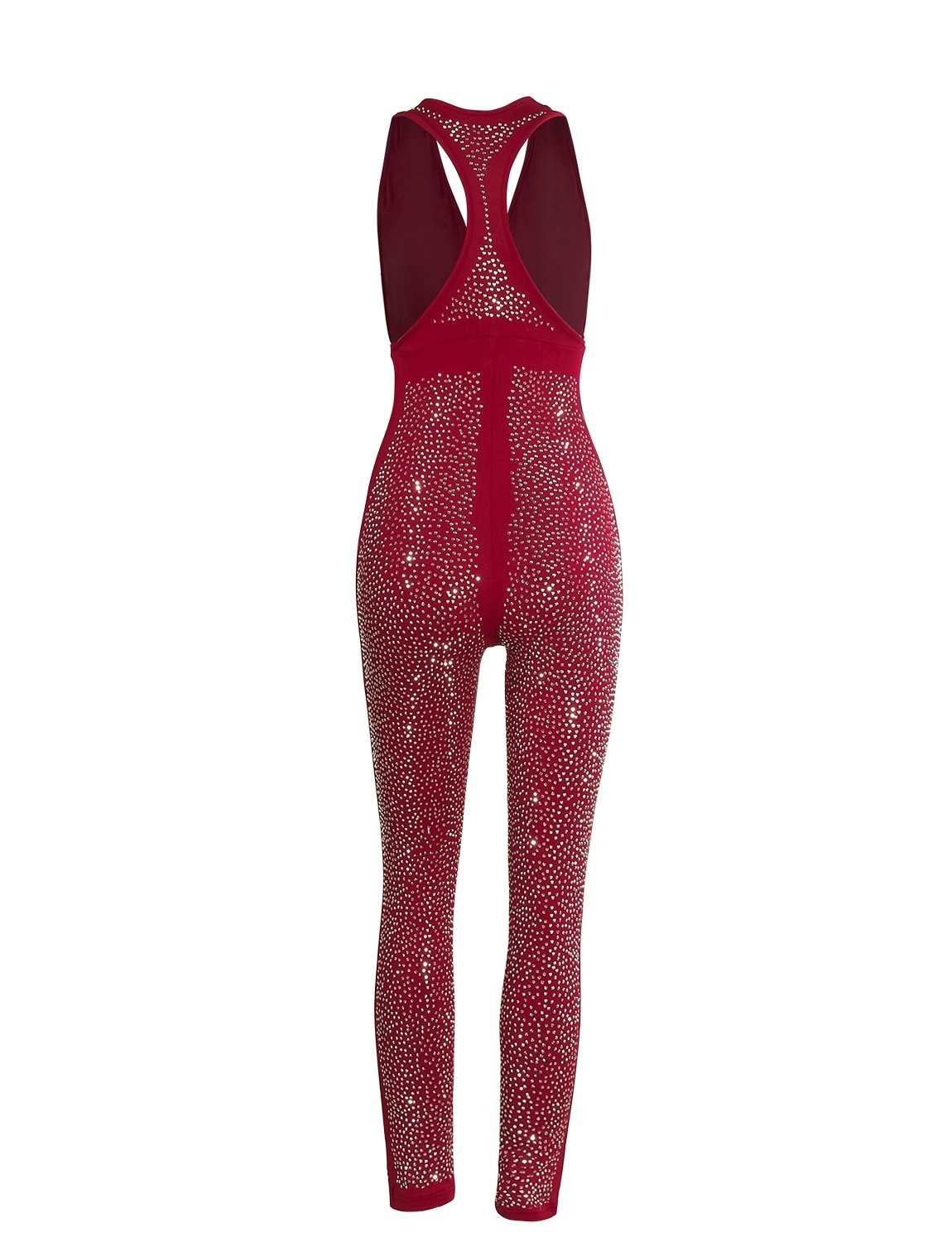 rhinestone one piece jumpsuit
