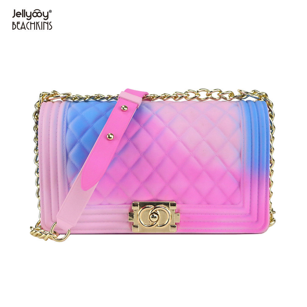 blue jelly purse