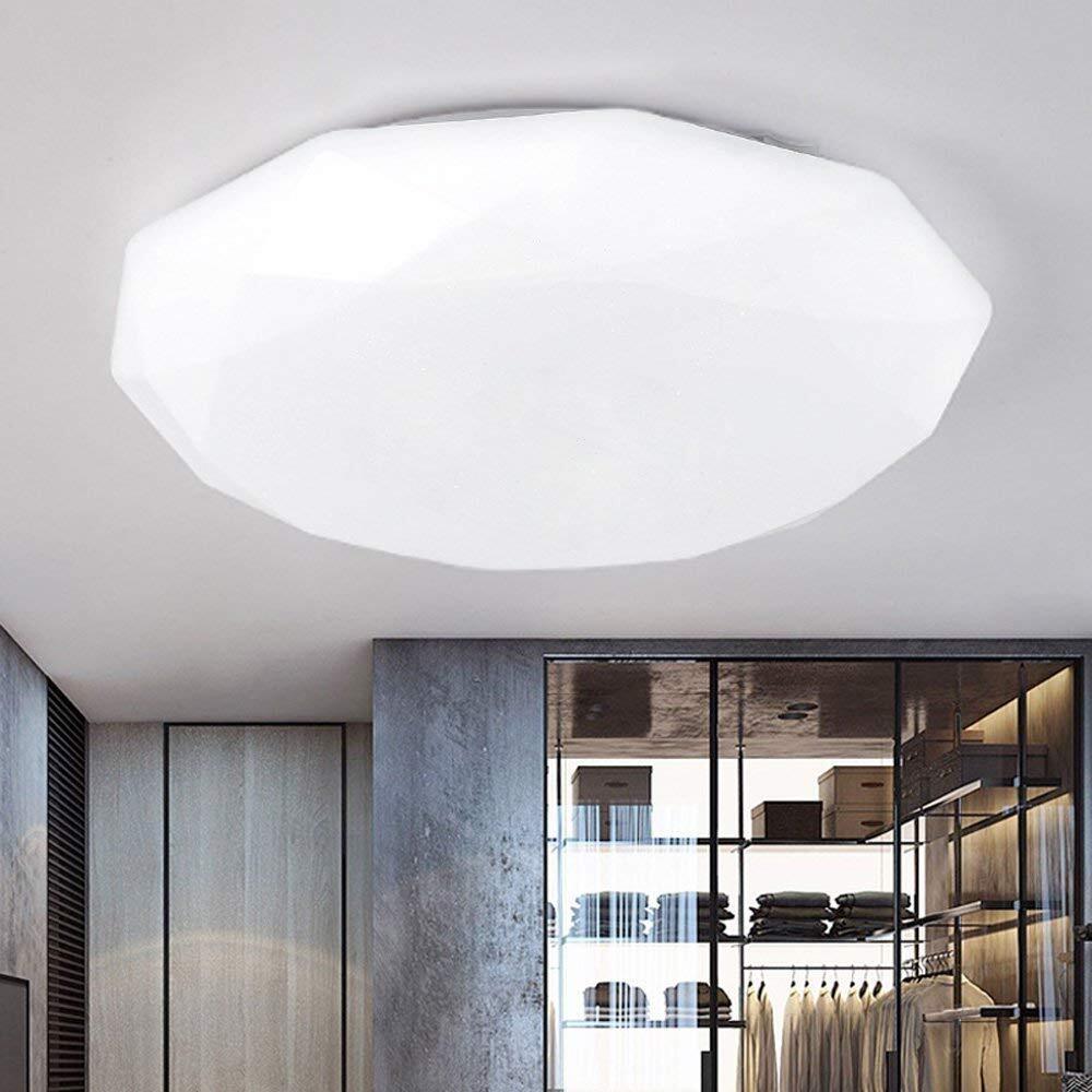 Led Ceiling Light Cool White 5500k Flush Mount Ceiling Lighting 1280lm For Led