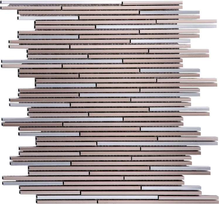 China Manufacture Cheap Aluminum Sliver Strip Brushed Backsplash Wallpaper Metal Mosaic Tiles Homey Mosaic How many wallpaper collections do you have9 a: china manufacture cheap aluminum sliver strip brushed backsplash wallpaper metal mosaic tiles