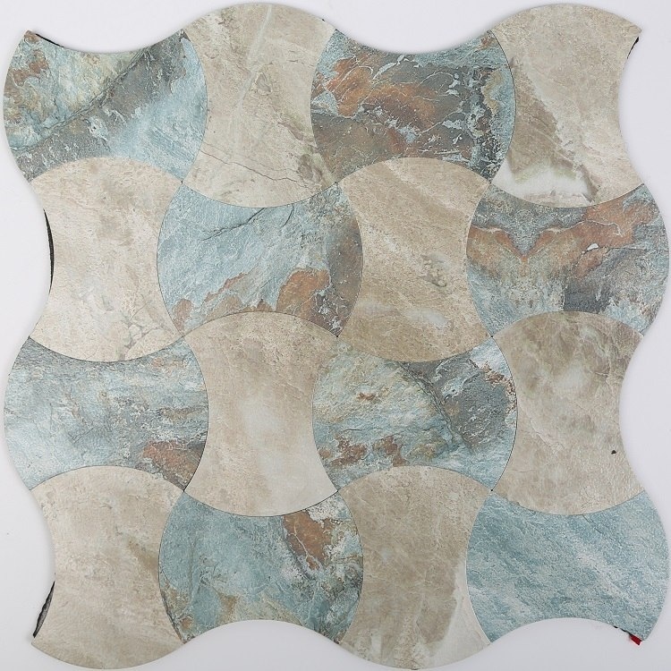 Champaign Gold Selfadhesive Wallpaper Kitchen Bathroom Aluminum Mosaic