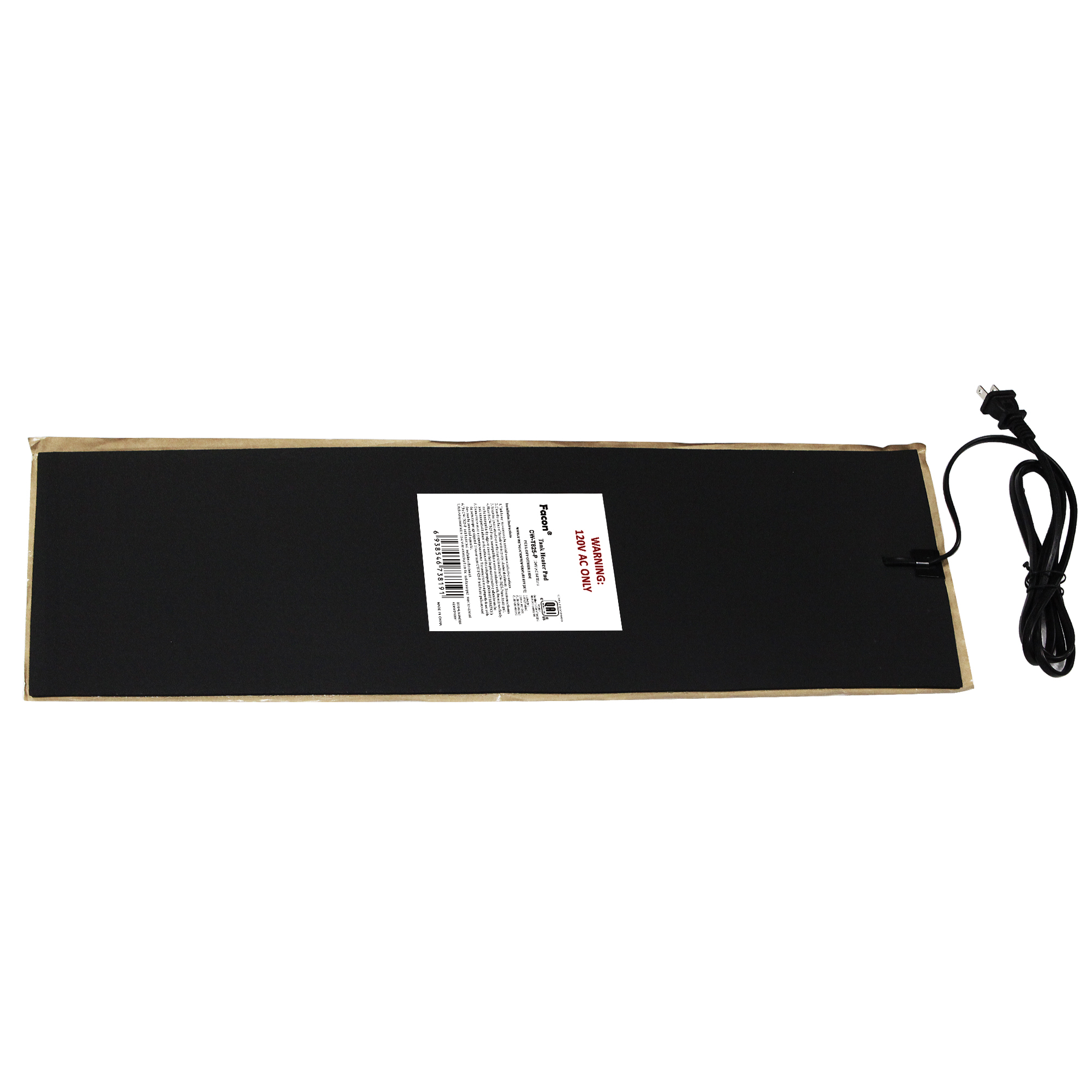 8.0"x25" 120V AC Water Holding Tank Heater Pad With Automatic