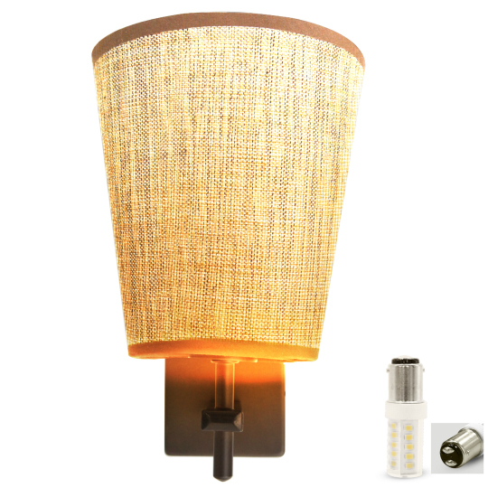 Buy Facon 12V RV Vanity Light Wall Sconce with On&Off Switch, Decorative  LED RV Reading Light, Bathroom Wall Lamp, 12Volts RV Interior Light for RV,  Motorhome, Camper, Trailer, Boat Online at desertcartKUWAIT