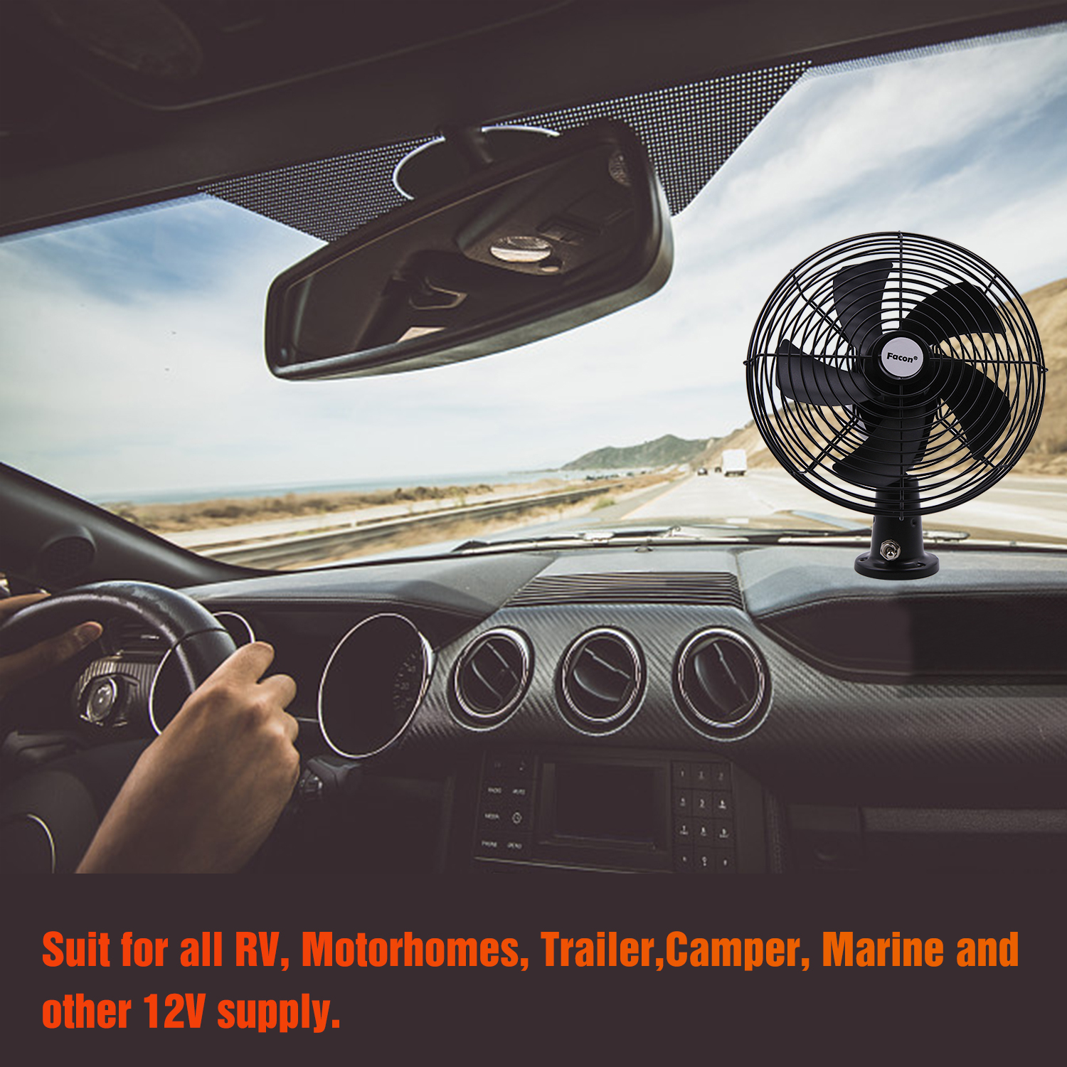 Qai Rv Led Fan Facon RV LED lights, RV Interior Lights, RV Exterior Lights, RV Heater Pads