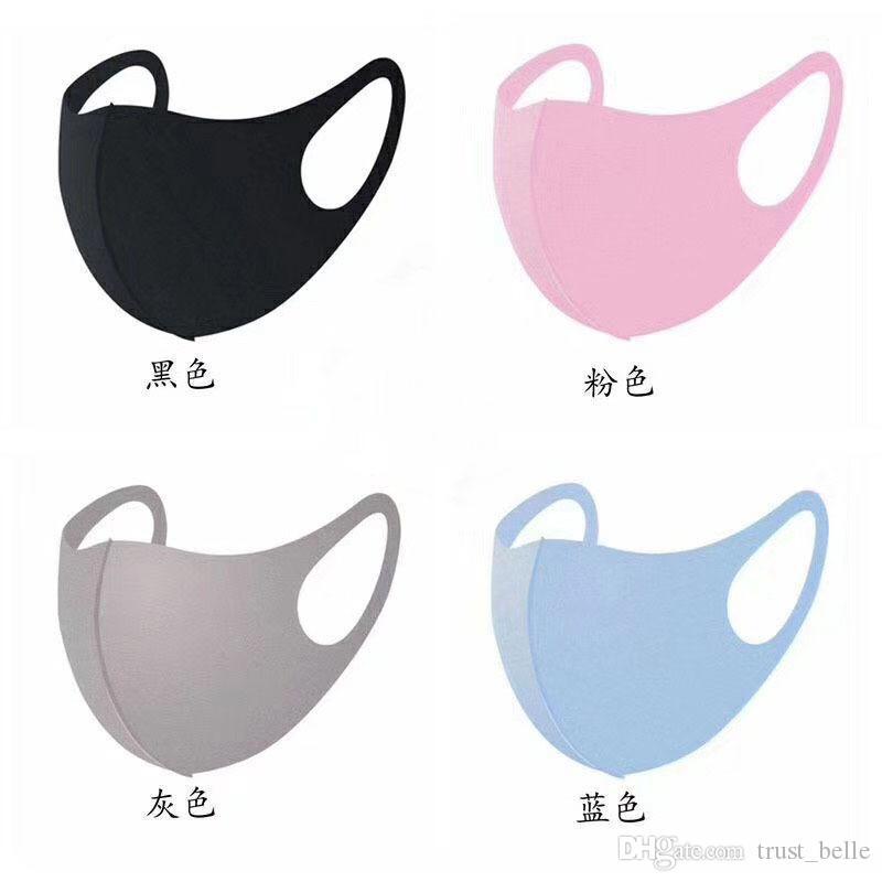 reusable face mask Anti Dust Face 3D designer face mask PM2.5 Mask Dustproof Washable Reusable Ice Silk Cotton Masks Tools for adult