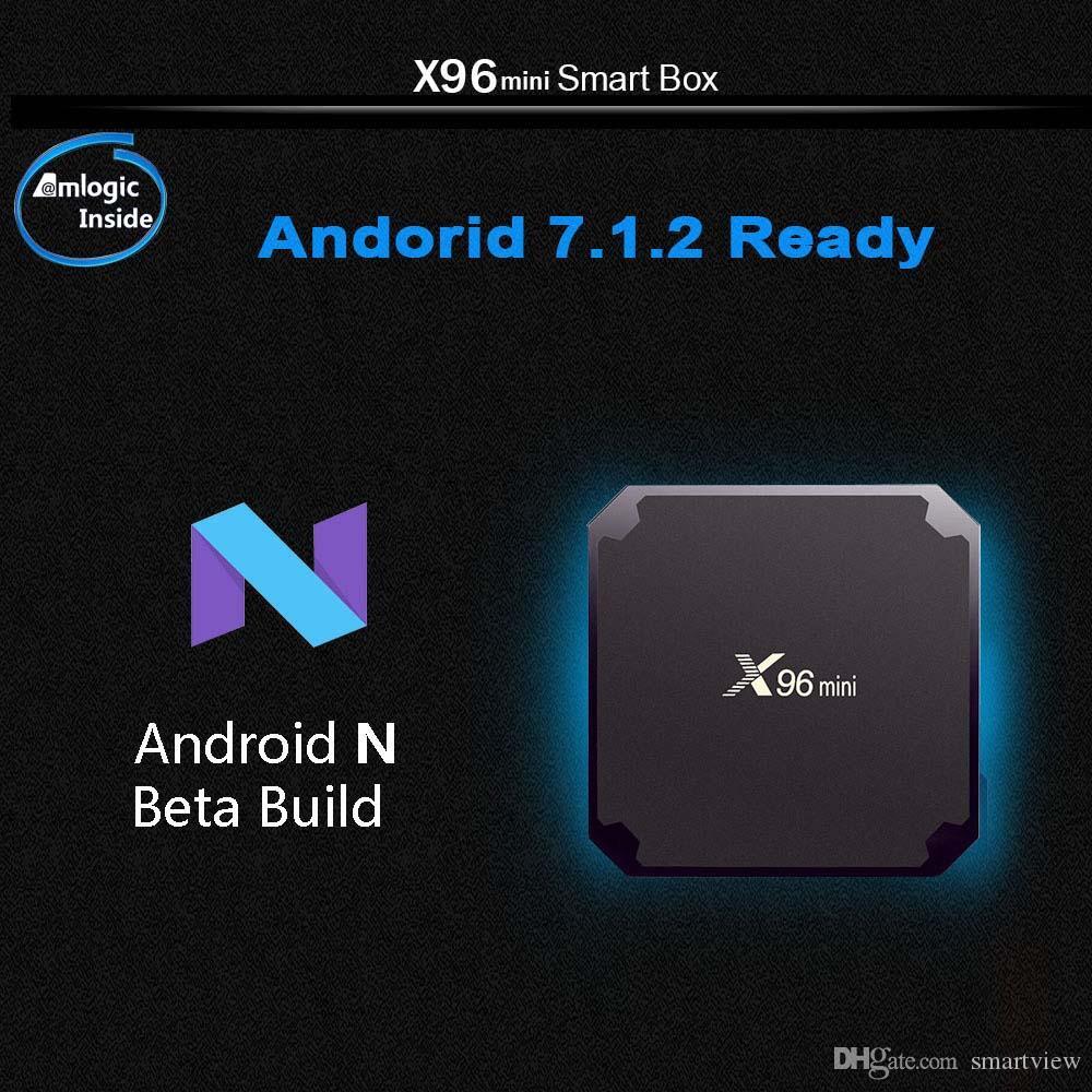  EU Tax Free [Genuine] X96 MINI Android 7.1 TV box Amlogic S905W Quad Core 1GB/8GB 2GB/16GB TV Boxes Smart TV  