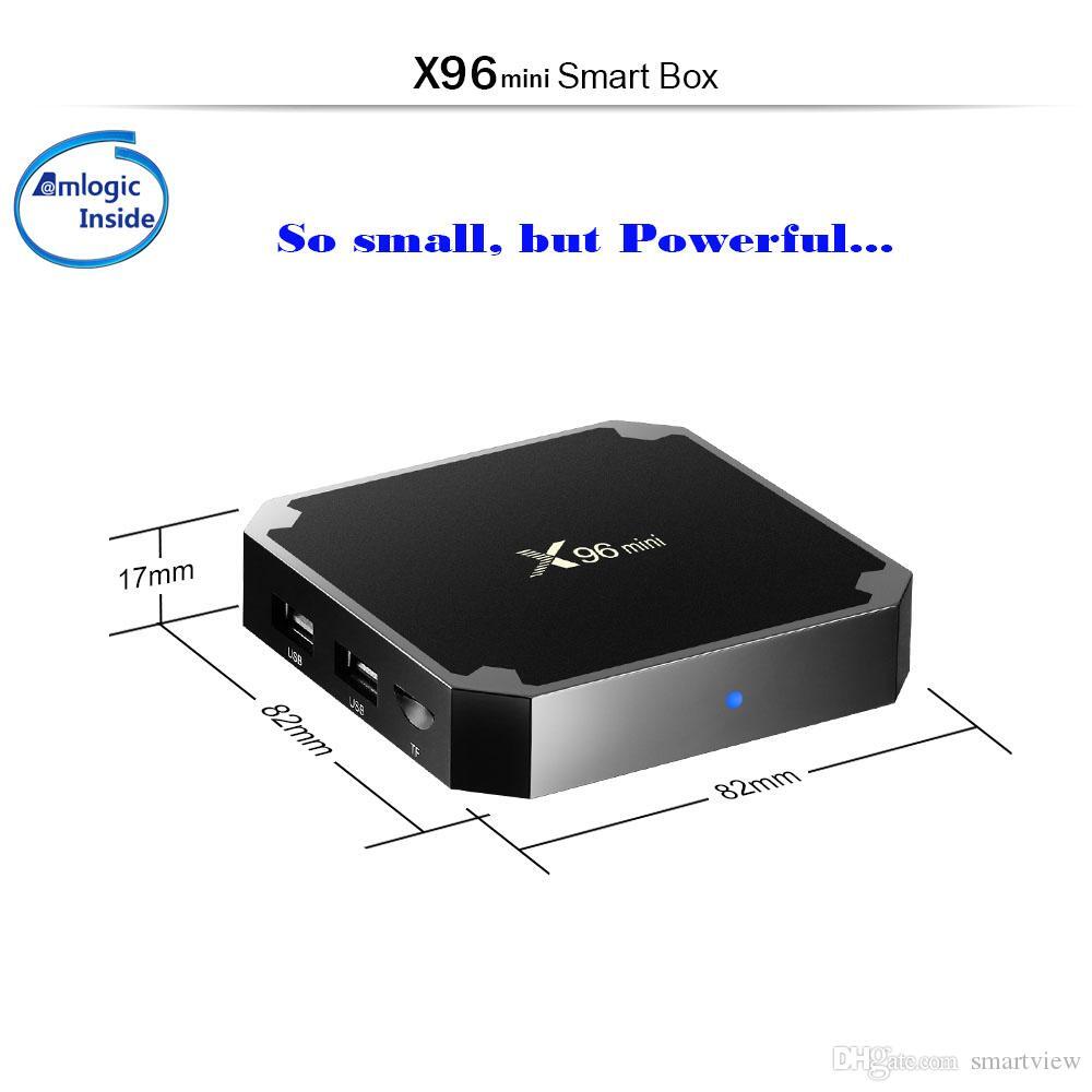  EU Tax Free [Genuine] X96 MINI Android 7.1 TV box Amlogic S905W Quad Core 1GB/8GB 2GB/16GB TV Boxes Smart TV  