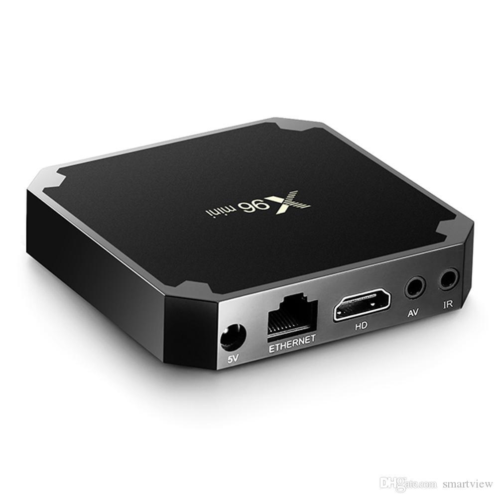  EU Tax Free [Genuine] X96 MINI Android 7.1 TV box Amlogic S905W Quad Core 1GB/8GB 2GB/16GB TV Boxes Smart TV  