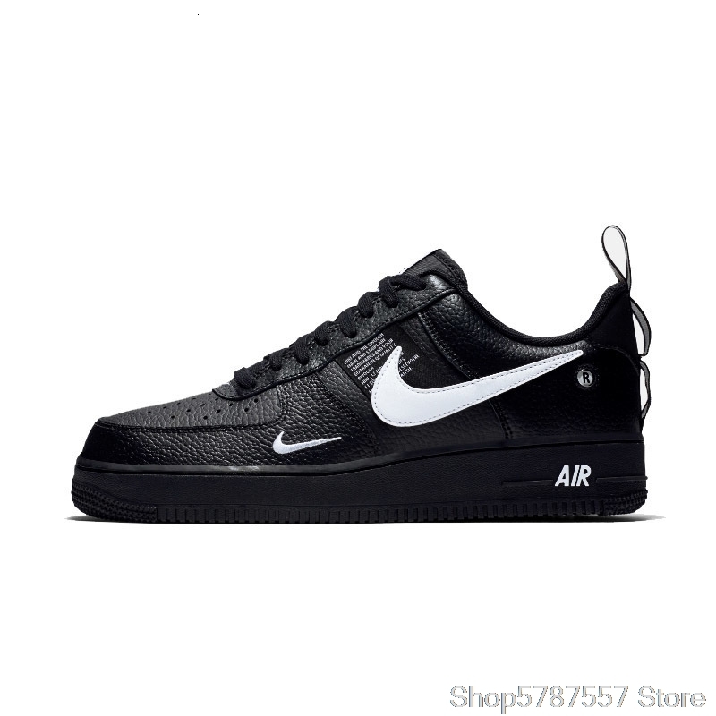 Air Force 1-zapatos de Skateboarding para hombre, zapatillas deportivas cómodas para exteriores # AJ77477 