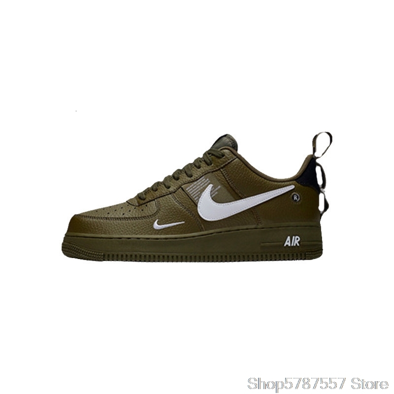 Air Force 1-zapatos de Skateboarding para hombre, zapatillas deportivas cómodas para exteriores # AJ77477 
