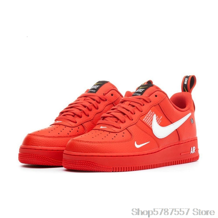 Air Force 1-zapatos de Skateboarding para hombre, zapatillas deportivas cómodas para exteriores # AJ77477 