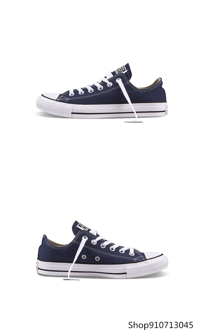 CONVERSETR - ALL STAR Skateboarding Shoes for Men and Women, Original, Authentic, Classic, White, Casual, Non-slip, Durable 