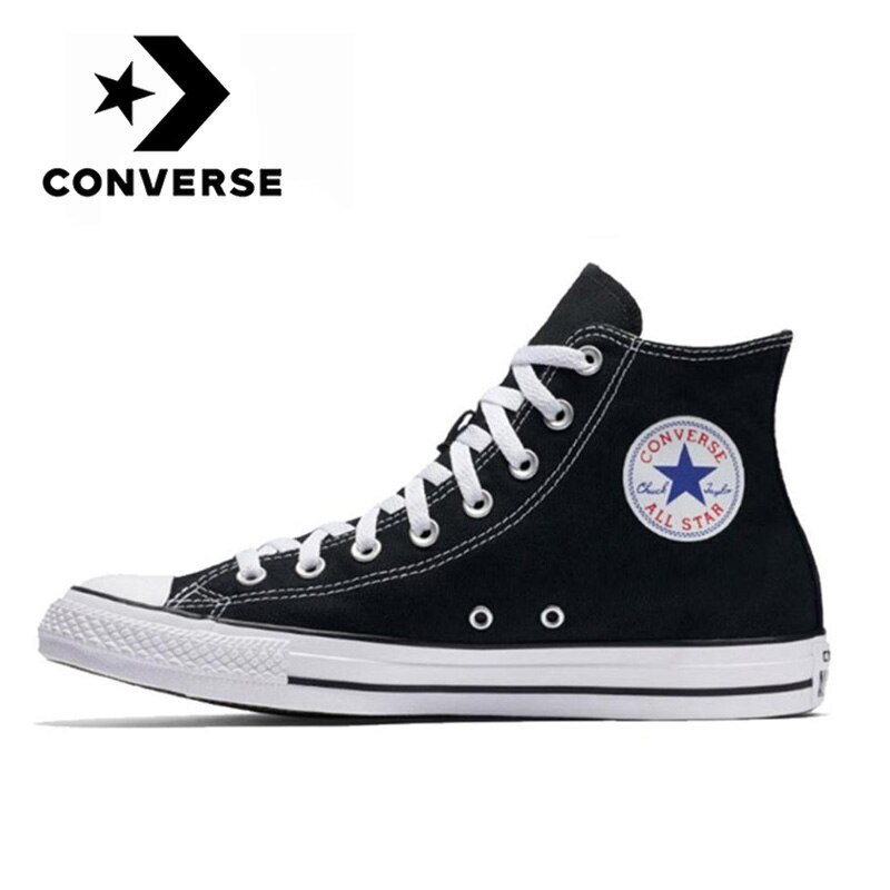 CONVERSETR Chuck Taylor All Star core, original neutral skateboard shoes, advanced casual shoes, classic black canvas 