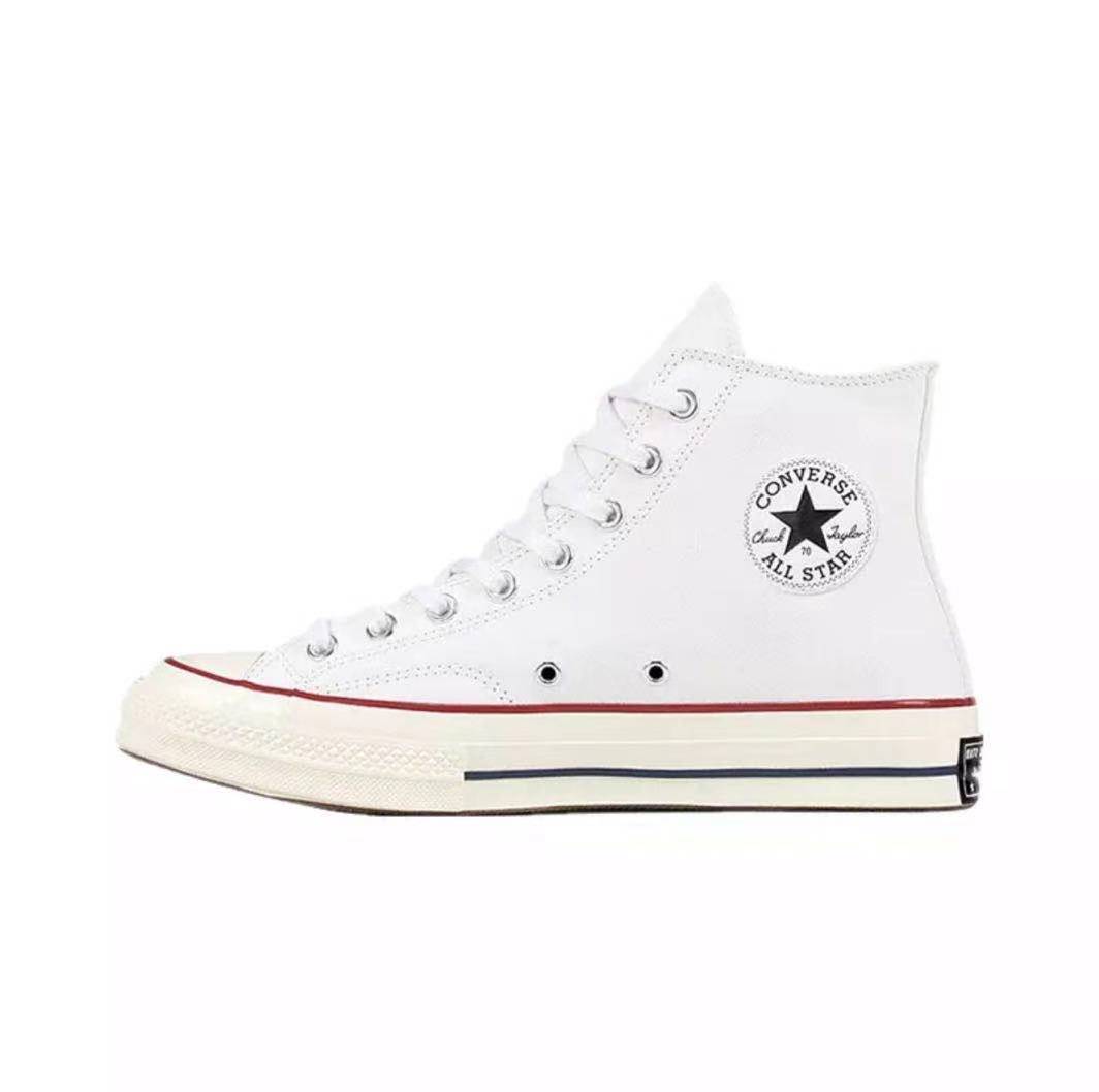 Taylor All Star-zapatillas de deporte blancas para mujer, CONVERSETR Chuck informal, a la moda, alta limpieza, con plataforma 