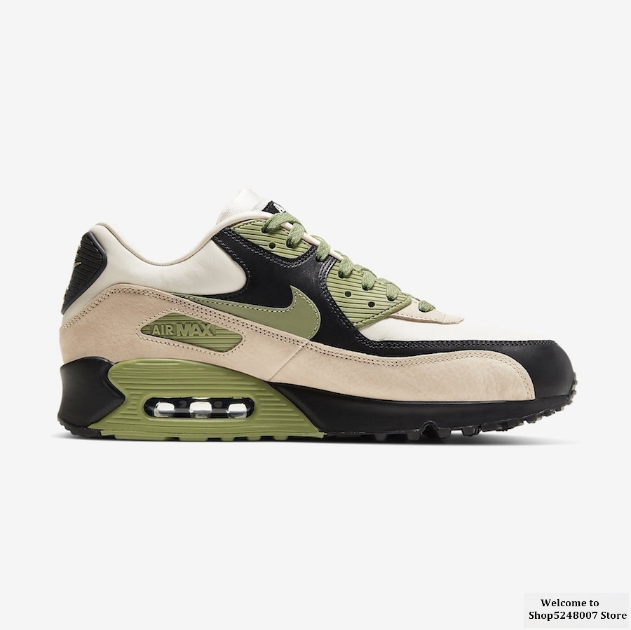Original Air Max 90 "Side" B" outdoor men's sports shoes running shoes AJ1285-018 size 40-45 comfortable and breathable 