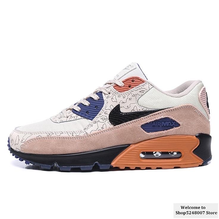 Original Air Max 90 "Side" B" outdoor men's sports shoes running shoes AJ1285-018 size 40-45 comfortable and breathable 