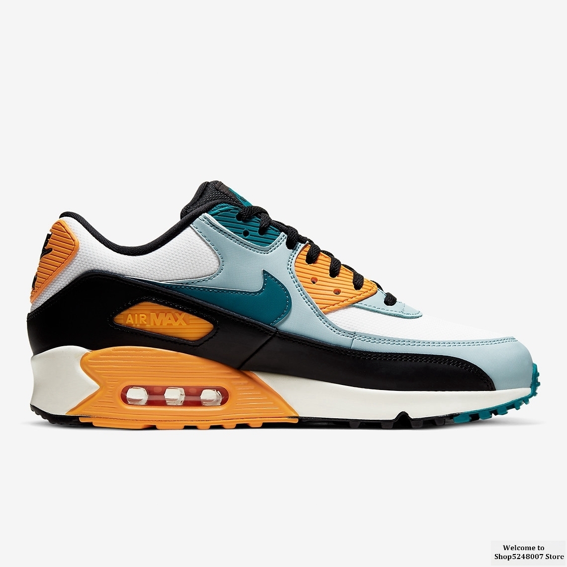 Original Air Max 90 "Side" B" outdoor men's sports shoes running shoes AJ1285-018 size 40-45 comfortable and breathable 