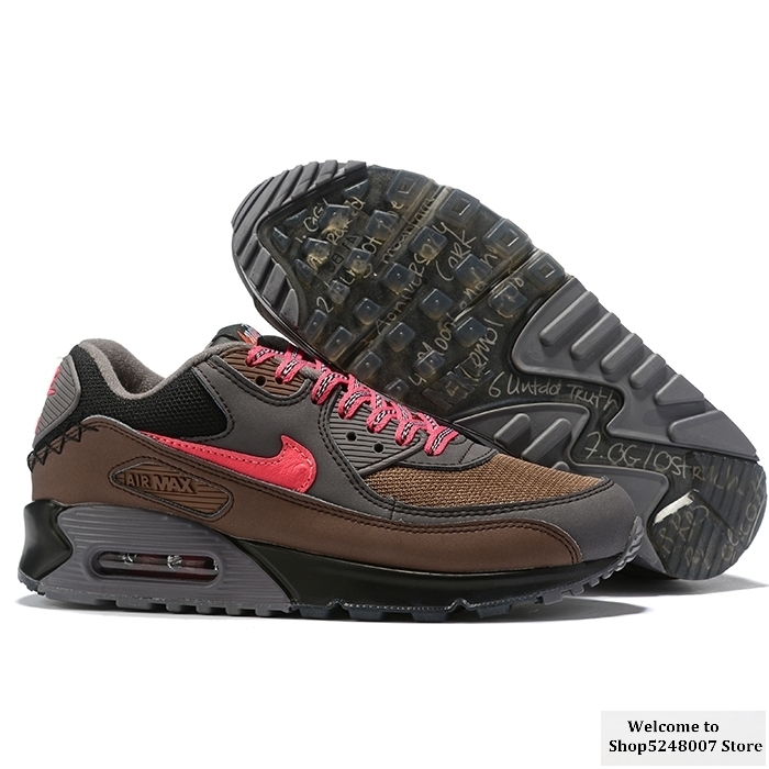 Original Air Max 90 "Side" B" outdoor men's sports shoes running shoes AJ1285-018 size 40-45 comfortable and breathable 