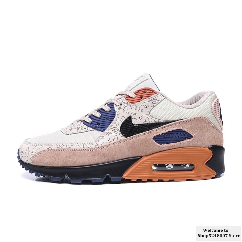 Original Air Max 90 "Side" B" outdoor men's sports shoes running shoes AJ1285-018 size 40-45 comfortable and breathable 