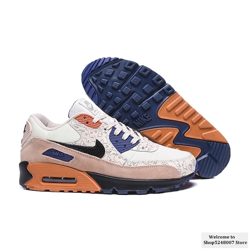 Original Air Max 90 "Side" B" outdoor men's sports shoes running shoes AJ1285-018 size 40-45 comfortable and breathable 