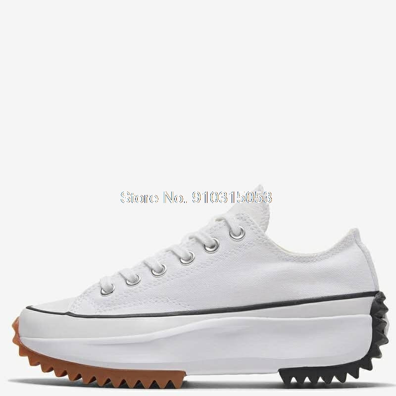CONVERSETR X JW-zapatillas de deporte con plataforma para mujer, zapatos informales a la moda, con suela alta, color blanco 