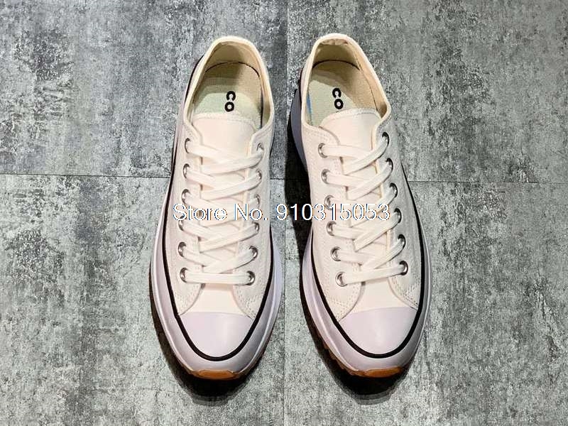 CONVERSETR X JW-zapatillas de deporte con plataforma para mujer, zapatos informales a la moda, con suela alta, color blanco 