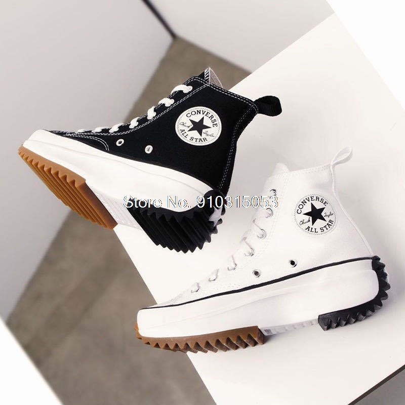 CONVERSETR X JW-zapatillas de deporte con plataforma para mujer, zapatos informales a la moda, con suela alta, color blanco 