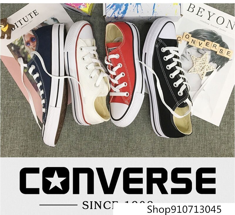 CONVERSETR-Skateboarding Shoes for Men and Women, Unisex Upper Classic Low Canvas Sports, Light and Comfortable, Non-slip 