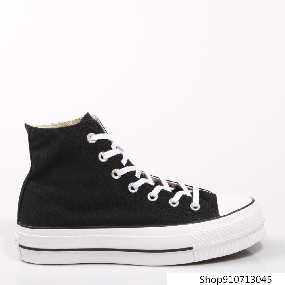 CONVERSE-ZAPATILLAS-PLATAFORMA-CTAS-LIFT-HI-LONA-BLACK-Negro-Lona-Mujer-Black-SNEAKERS-Woman-Shoes-Casual