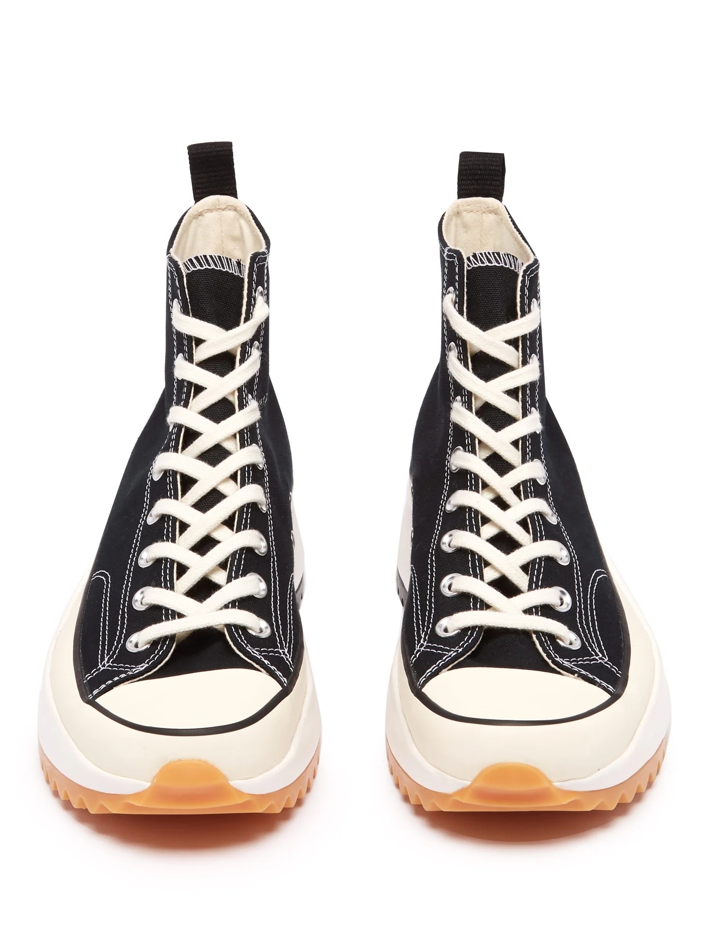 Original JW Anderson X Spokes Mirror Run Star Walking Women Platform Black Skateboard Shoes High Top Durable White Sneakers 