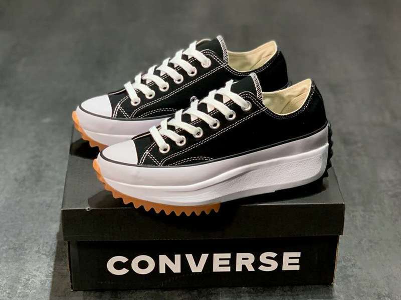 Original JW Anderson X Spokes Mirror Run Star Walking Women Platform Black Skateboard Shoes High Top Durable White Sneakers 