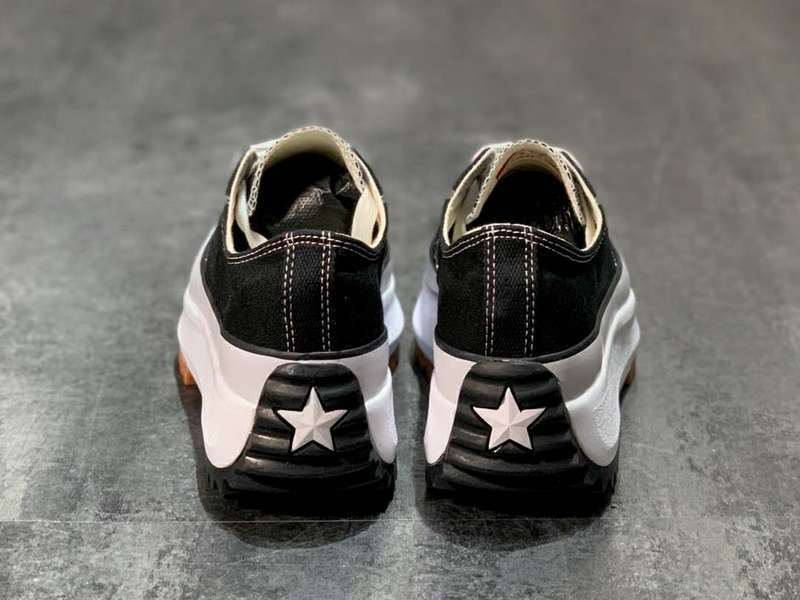 Original JW Anderson X Spokes Mirror Run Star Walking Women Platform Black Skateboard Shoes High Top Durable White Sneakers 