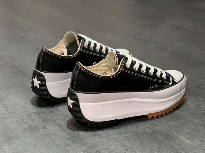 Original JW Anderson X Spokes Mirror Run Star Walking Women Platform Black Skateboard Shoes High Top Durable White Sneakers 