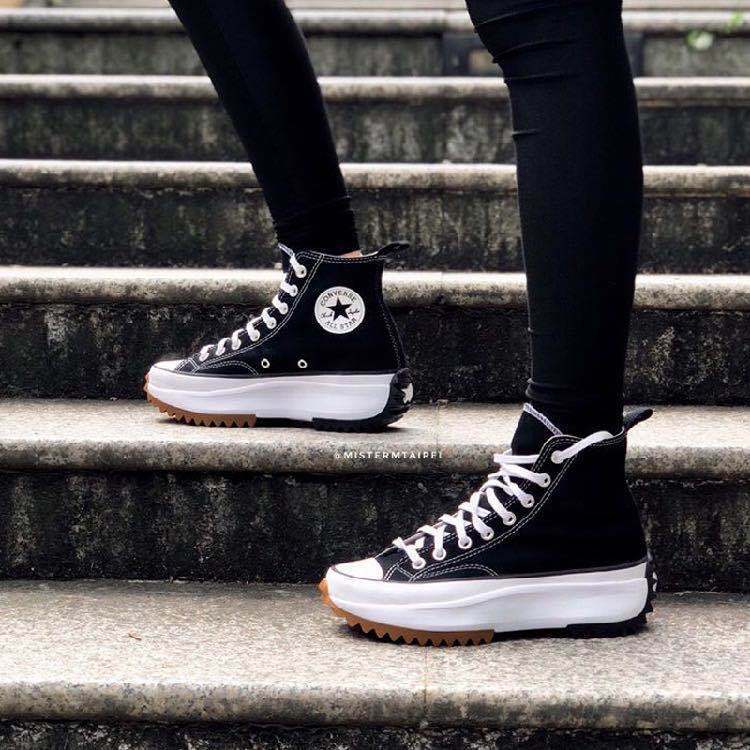 Original JW Anderson X Spokes Mirror Run Star Walking Women Platform Black Skateboard Shoes High Top Durable White Sneakers 