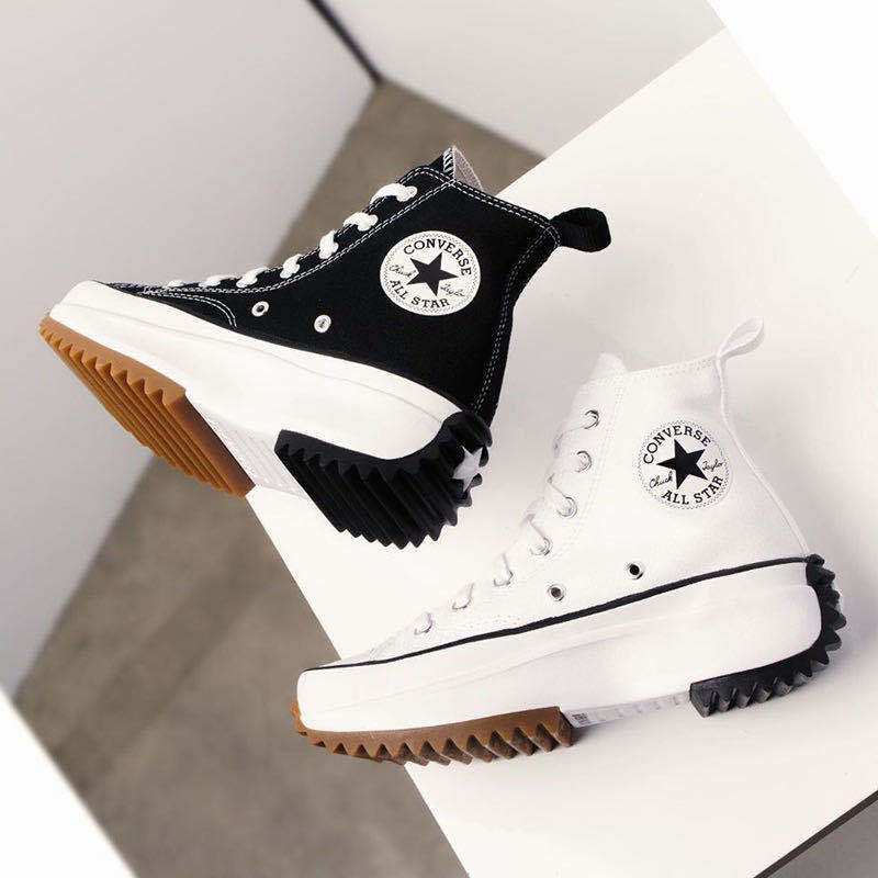 Original JW Anderson X Spokes Mirror Run Star Walking Women Platform Black Skateboard Shoes High Top Durable White Sneakers 
