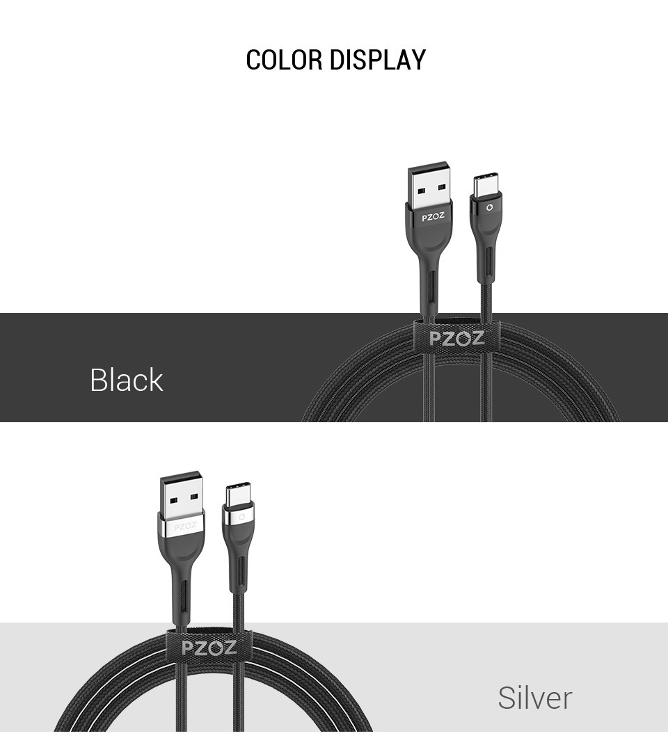 PZOZ usb c cable type c cable Fast Charging Data Cord Charger usb cable c For Samsung s21 s20 A51 xiaomi mi 10 redmi note 9s 8t 