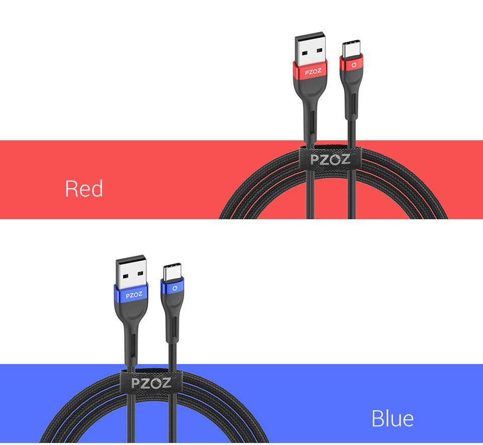 PZOZ usb c cable type c cable Fast Charging Data Cord Charger usb cable c For Samsung s21 s20 A51 xiaomi mi 10 redmi note 9s 8t 
