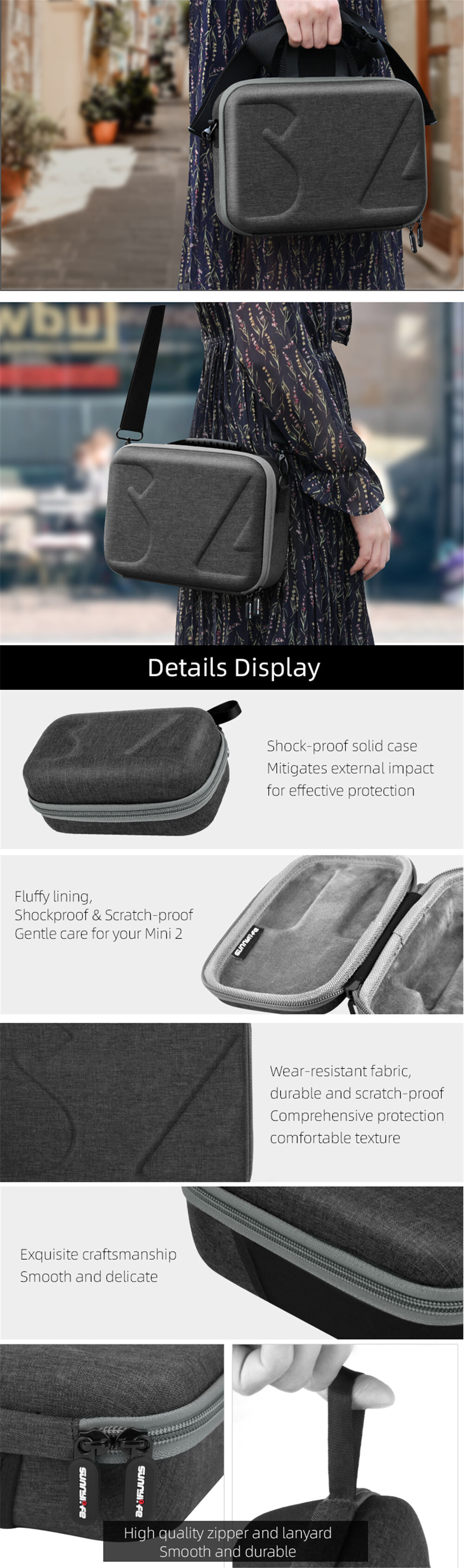 Remote controller bag for DJI MAVIC Mini 2 Portable Carrying Case Multifunctional Shoulder Bag Handbags for DJI MAVIC Mini 2 