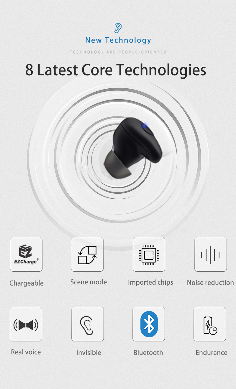 1 pair Hearing Aid with Bluetooth Rechargeable 120dB Digital 16 channels APP Touch Control Sound Amplifier  for Deafness 