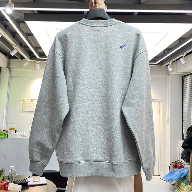 Badge Mark Ader Error Sweatshirts 2021FW Men Women High Quality Embroidered Logo Adererror Hoodie Blue Z-stitch Fleece Crewneck 