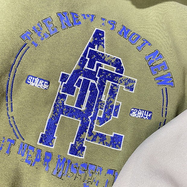Badge Mark Ader Error Sweatshirts 2021FW Men Women High Quality Embroidered Logo Adererror Hoodie Blue Z-stitch Fleece Crewneck 