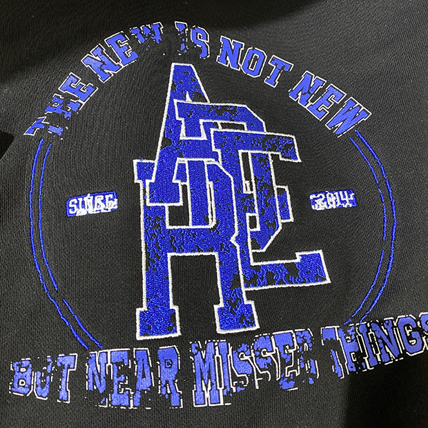 Badge Mark Ader Error Sweatshirts 2021FW Men Women High Quality Embroidered Logo Adererror Hoodie Blue Z-stitch Fleece Crewneck 