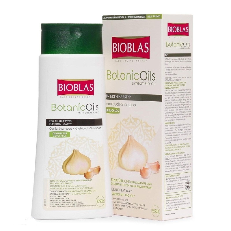 2 PCS BIOBLAS ORGANICARE GARLIC EXTRACT ANTI HAIR LOSS SHAMPOO Unscented 2x360 ml 2021-2022 SPECIAL PRODUCT 