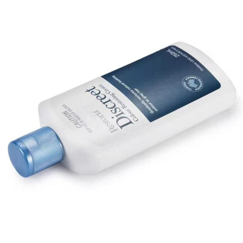1 pcs Original Restoria Discreet Colour Restoring Cream Lotion Hair Care 250ml Reduce Grey Hair for Men and Women 