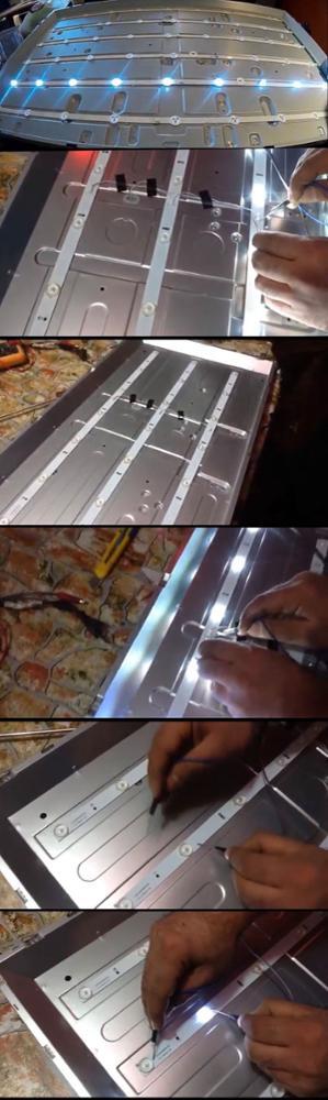 100% new TV backlight for LG 32''LB LGIT A-B original lens 6 leds 3strips per set, LG32LB LED TV backlight for TV repairing 